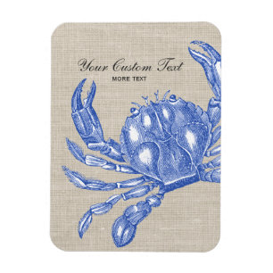 Cooler Vintager blaue Magnet