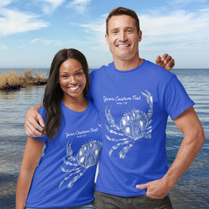 Cooler Vintager blaue T-Shirt