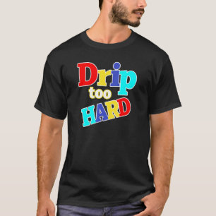 Cooler Vintager Hip Hop Tropfen zu harter Traum Es T-Shirt