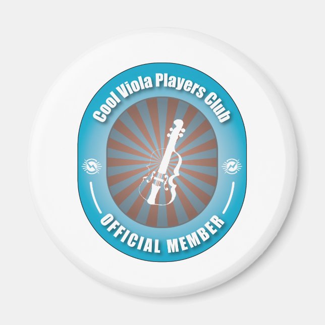 Cooler Viola Players Club Magnet (Vorne)