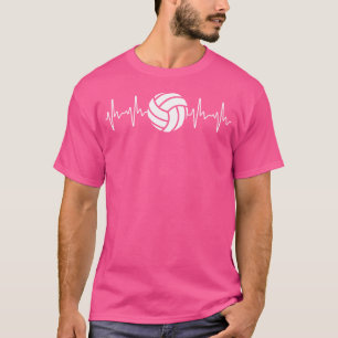 Cooler Volleyball-Heartbeat Volleyball-Trainer T-Shirt