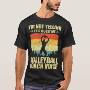Cooler Volleyball-Trainer für Männer Frauen Team V T-Shirt