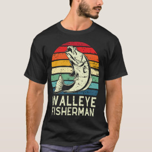 cooler Walkegel-Fischfang Männer T-Shirt