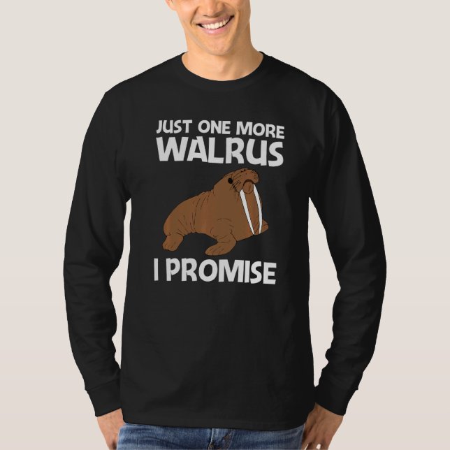 Cooler Walrus für Männer Frauen Nordpol Pazifische T-Shirt (Vorderseite)
