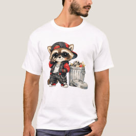 Cooler Waschbär chillen K-Pop T-Shirt