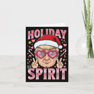 Cooler Weihnachts-Trump-Urlaub Spirit Sweater Xmas Karte