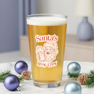 Cooler Weihnachtsbär in der Crew Glas