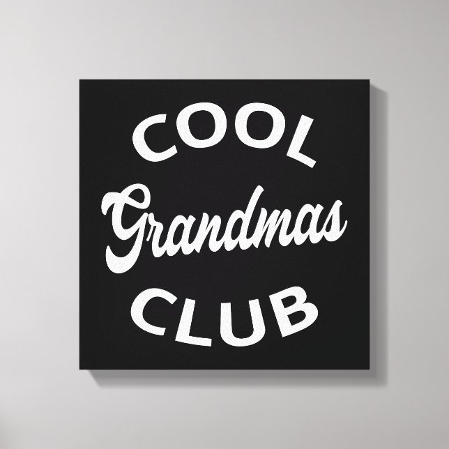 Cooler Weihnachtsclub I Leinwanddruck (Vorderseite)