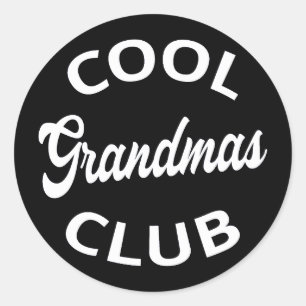 Cooler Weihnachtsclub I Runder Aufkleber