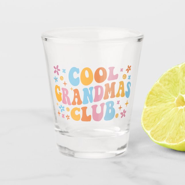 Cooler Weihnachtsclub III Schnapsglas (Vorderseite)