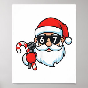 Cooler Weihnachtsmann 67 Weihnachten Poster