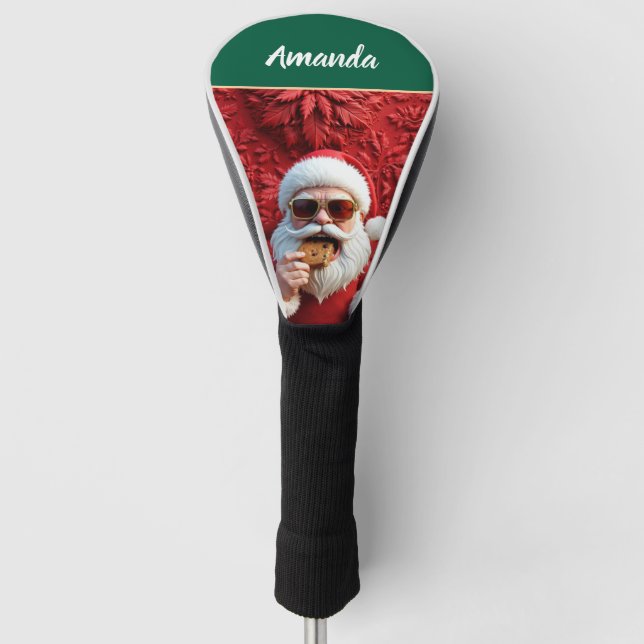 Cooler Weihnachtsmann Golf Headcover (Vorderseite)