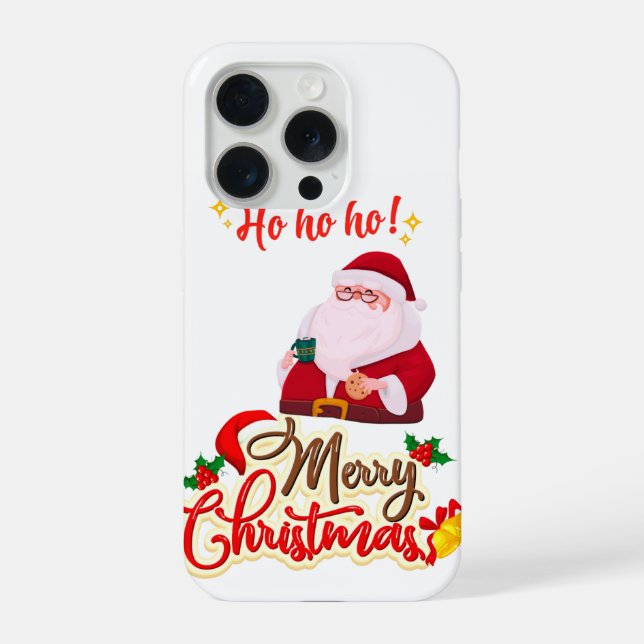 Cooler Weihnachtsmann iPhone 15 Pro Hülle (Rückseite)