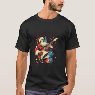 Cooler Weihnachtsmann mit elektrischer Gitarre Kos T-Shirt