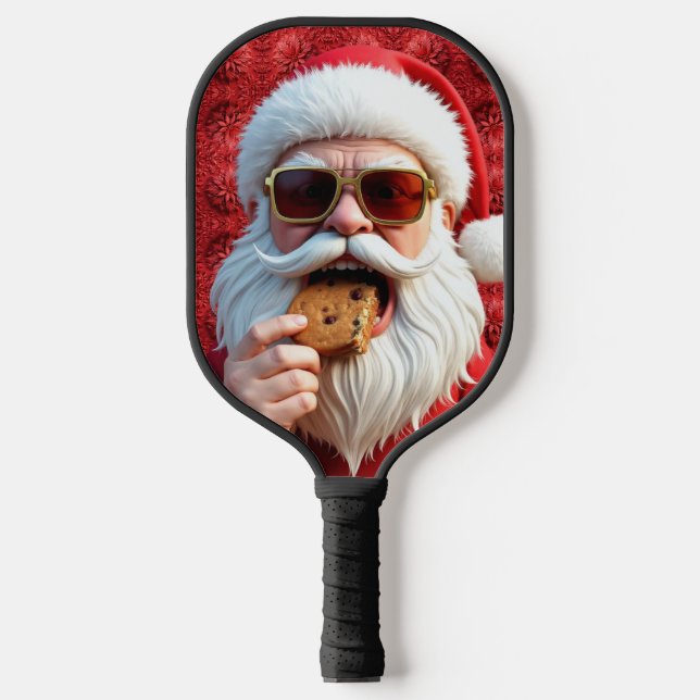 Cooler Weihnachtsmann Pickleball Schläger (Vorderseite)