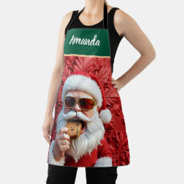 Cooler Weihnachtsmann Schürze