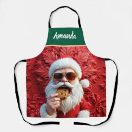 Cooler Weihnachtsmann Schürze