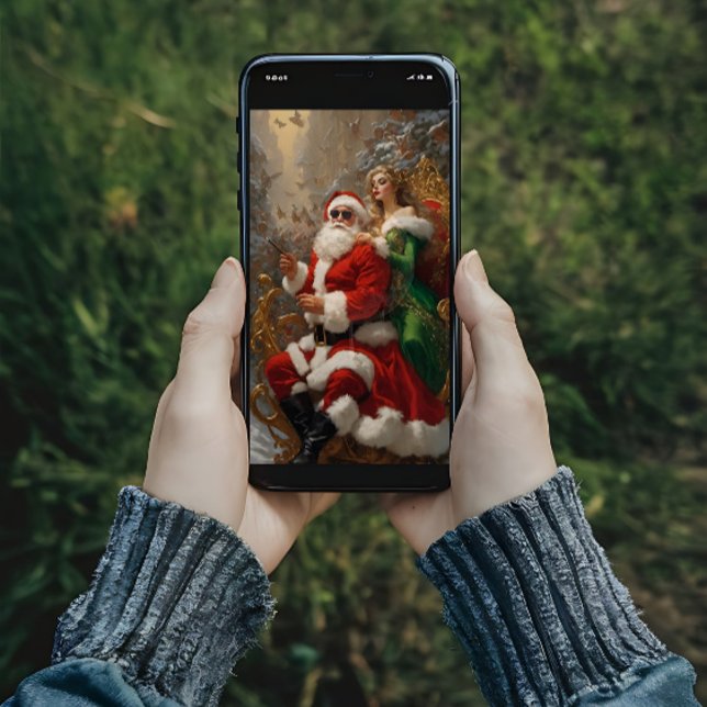 Cooler Weihnachtsmann und Elf Poster (Von Creator hochgeladen)