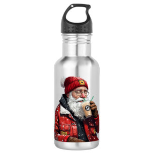 Cooler Weihnachtstrinker Weihnachten Edelstahlflasche