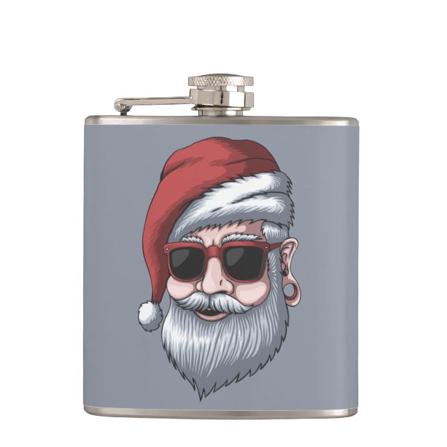 Cooler Weihnachtsurlaub Erwachsene Strumpf Stuffe Flachmann (Vorderseite)