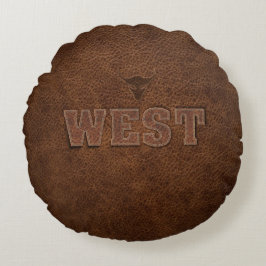 Cooler Western - Anpassen Rundes Kissen