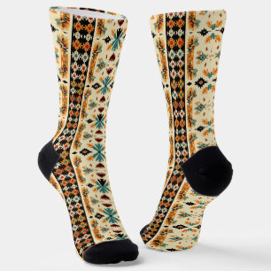 Cooler Western Indianermuster gekachelt Socken