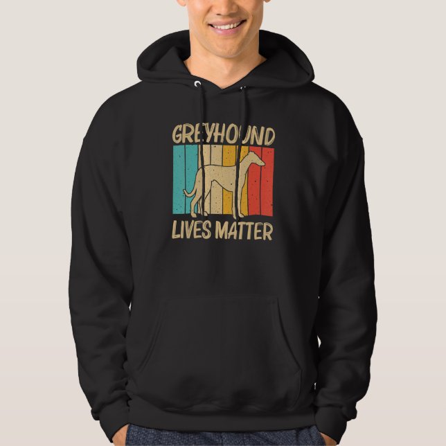 Cooler Windhund für Männer Frauen Leuchtturm Haust Hoodie (Vorderseite)
