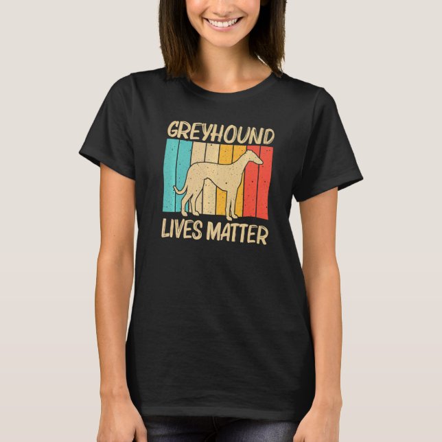 Cooler Windhund für Männer Frauen Leuchtturm Haust T-Shirt (Vorderseite)
