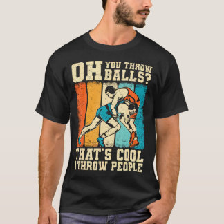 Cooler Wrestling-Ringer Männer Jungen Lustig T-Shirt