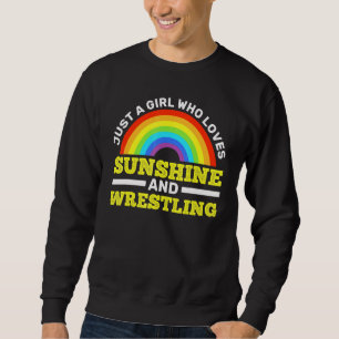 Cooler Wrestling Sunshine Wrestling Sportfrauenwoc Sweatshirt