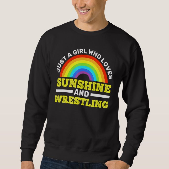 Cooler Wrestling Sunshine Wrestling Sportfrauenwoc Sweatshirt (Vorderseite)