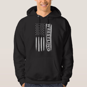 Cooler Wrestling USA für Männer Wrestling Coach Hoodie