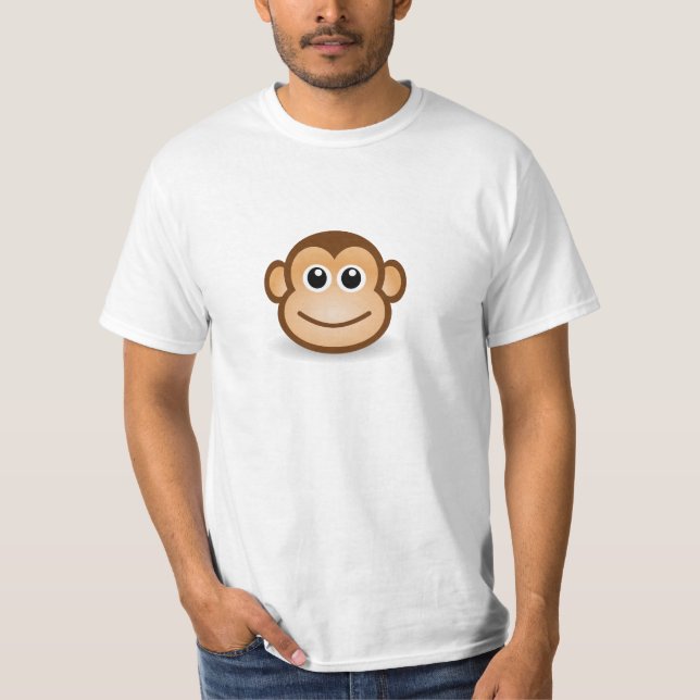 Cooler XL-Affe-T-Shirt-T - T-Shirt (Vorderseite)