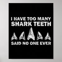 Cooler Zähne-Sammler Gift Funny Shark Zähne