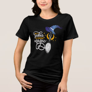 Cooler Zauberhexenhut und Broom Halloween-T - Shir Tri-Blend Shirt