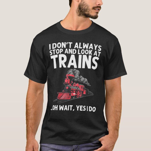 Cooler Zug für Frauen Eisenbahn Öffentlicher Verke T-Shirt (Vorderseite)