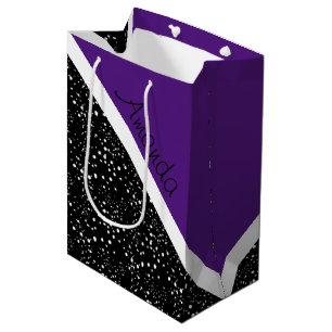 Cooles 3-Töne-Design personalisiertes, benutzerdef Mittlere Geschenktüte