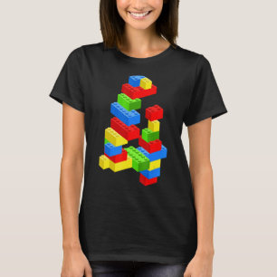 Cooles 4. Geburtstag Gebäude Blockiert 4 Jahre alt T-Shirt