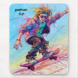 Cooles, abstraktes Animateurmoustiketteppich Mousepad