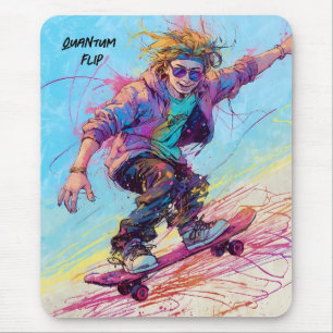 Cooles, abstraktes Animateurmoustiketteppich Mousepad