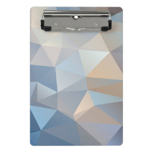 Cooles abstraktes Dreieck-Muster Mini Klemmbrett