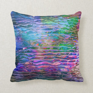 Cooles Abstraktes Schmelz-Glas Kissen