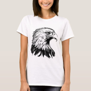 Cooles Adler-Zeichnungs-T-Shirt – Künstlerisch & W T-Shirt