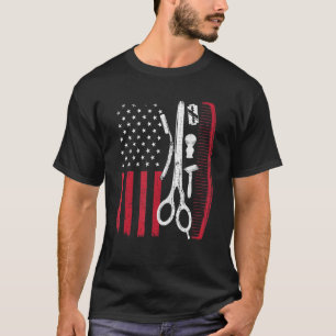 Cooles amerikanisches Friseur für Männer - Haarsch T-Shirt