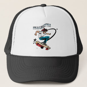 Cooles Angebot für Skateboarder Es ist ein Lifesty Truckerkappe