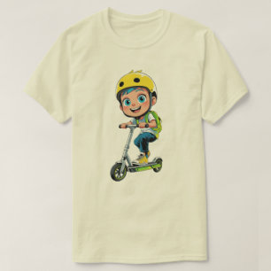 Cooles Anime Art T-Shirt für Skater Jungen