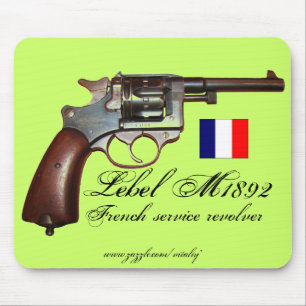 Cooles antikes Lebel französisches Revolver Mousepad