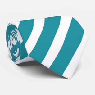 cooles aquamarines Streifen Krawatte