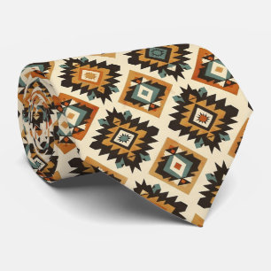 Cooles Aztekenkachelmuster Krawatte