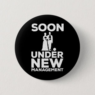 Cooles Bachelor-Party-Design für Männer Jungen Gro Button